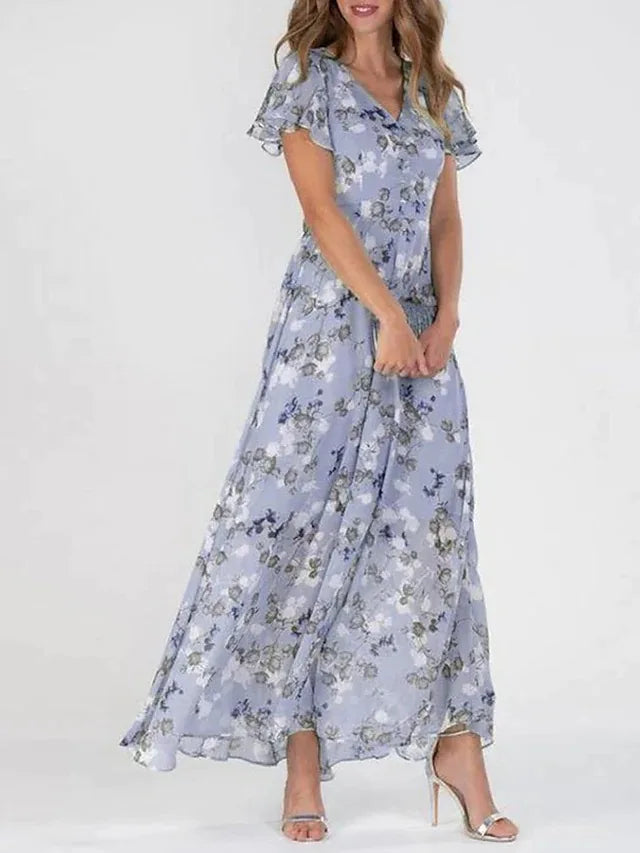 Cristina | Abito Maxi Floreale e Leggero