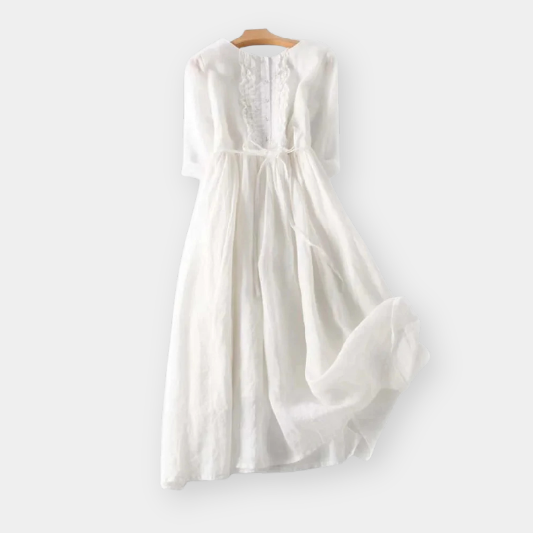 Bruna | Abito Midi Elegante da Sole