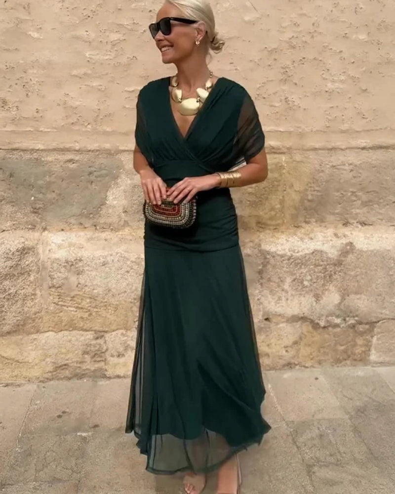 Beatrice | Abito da Sera Lungo con Scollo a V