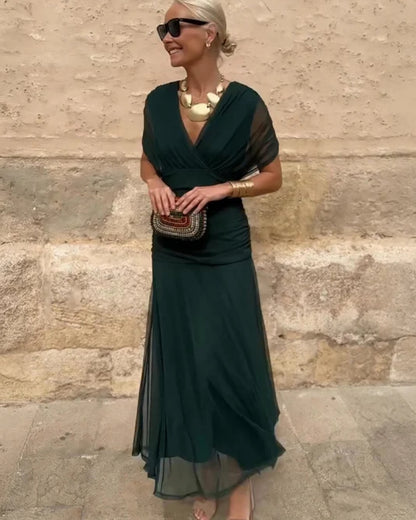 Beatrice | Abito da Sera Lungo con Scollo a V