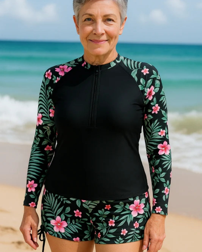Angela | Completo Mare con Protezione UV Elegante