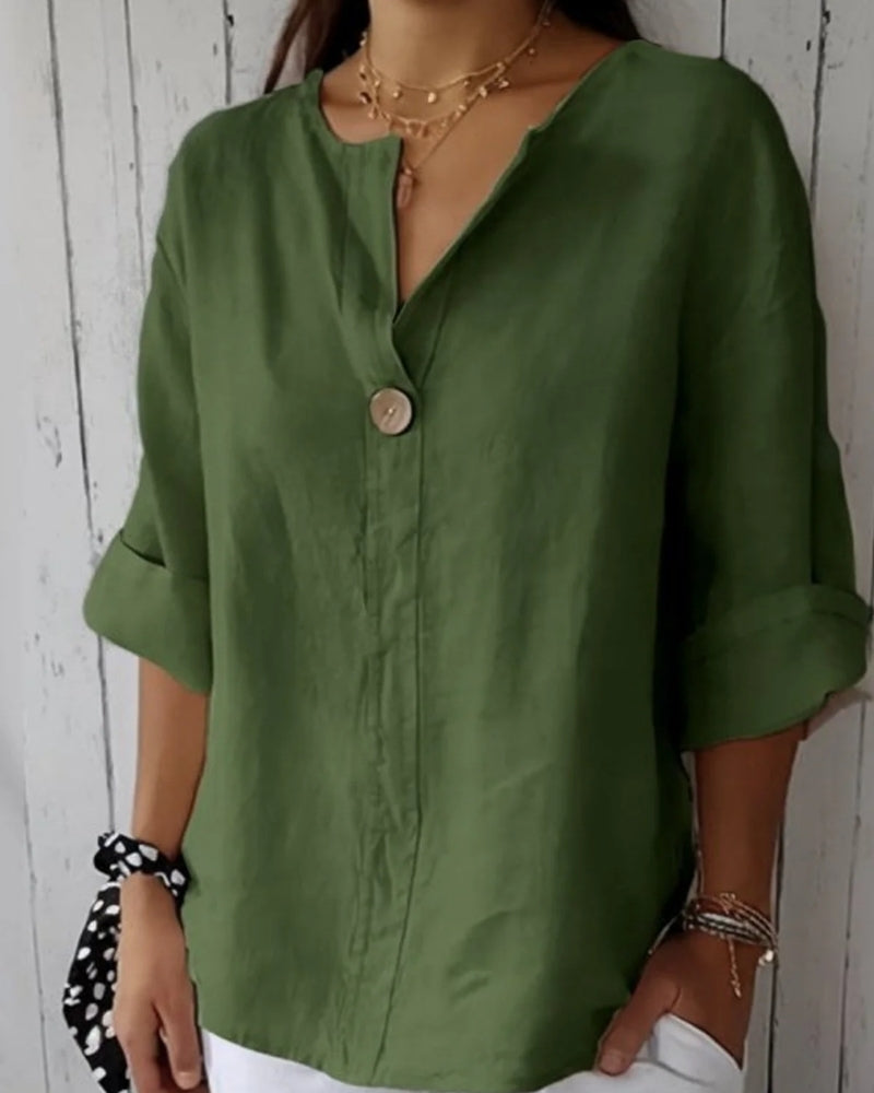 Donatella | Top Casual con Scollo a V