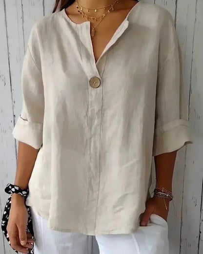 Valentina | Blusa Casual con Scollo a V