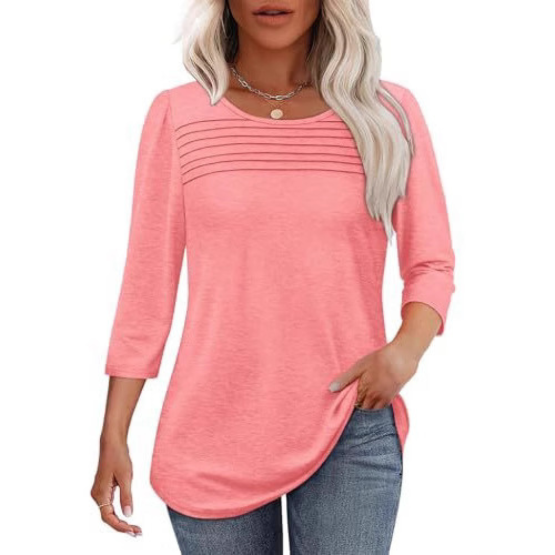 Simonetta | Top Casual con Piega Frontale