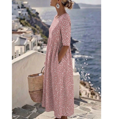 Miranda | Elegante Abito Midi dalla Linea Armoniosa