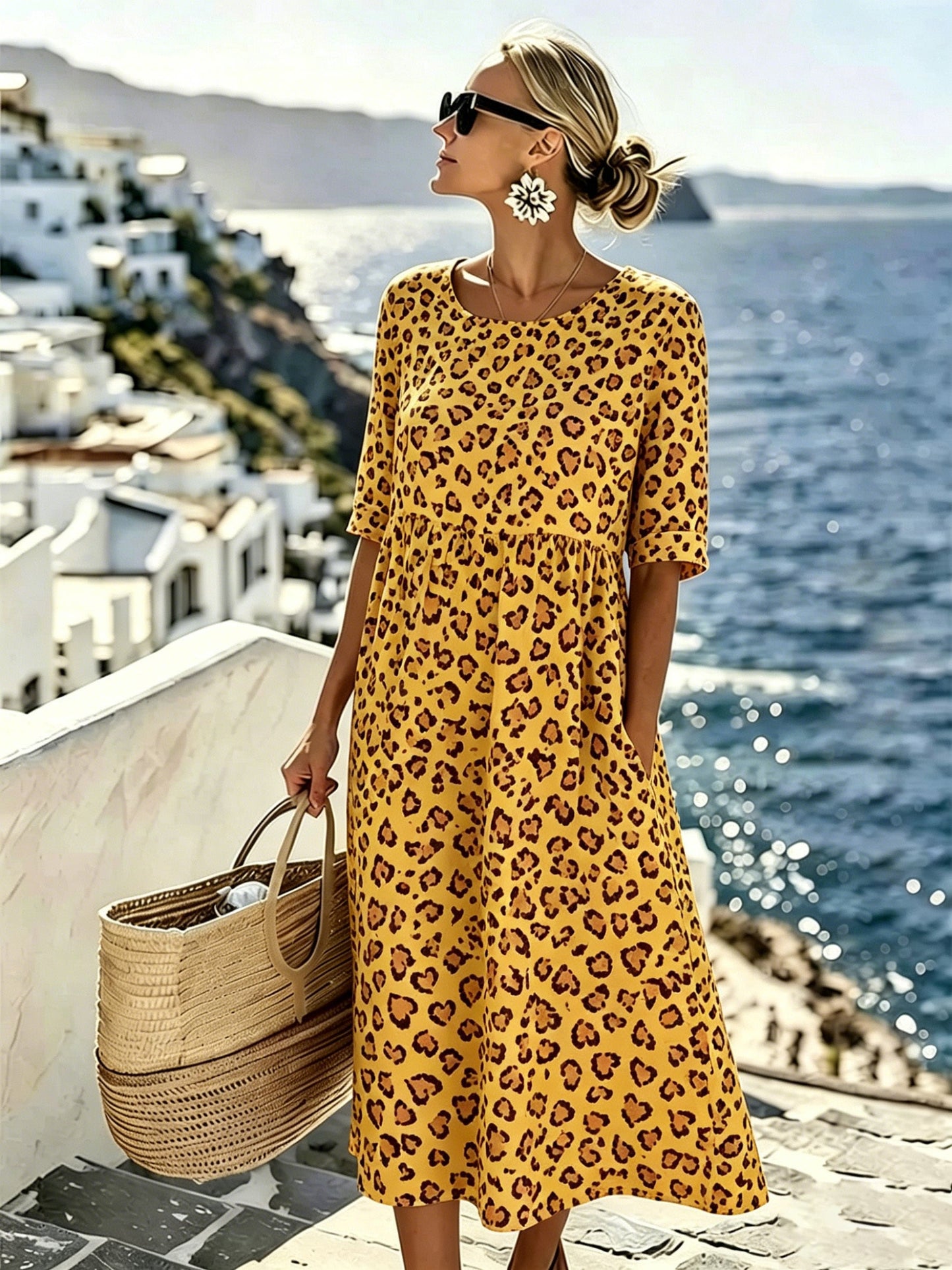 Serafina | Abito Midi Brezza Paisley