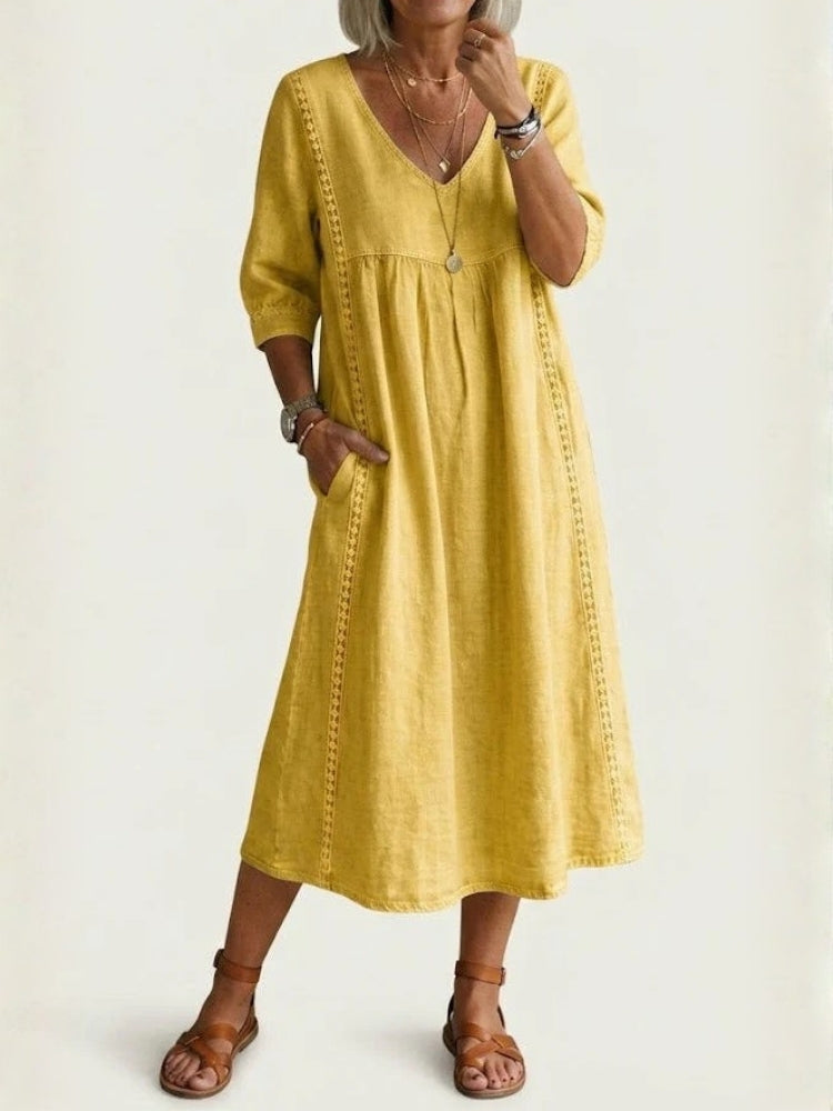 Ottavia | Abito Maxi Elegante a Linea A