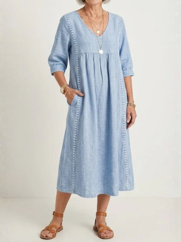 Ottavia | Abito Maxi Elegante a Linea A