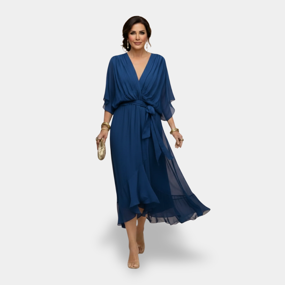 Emanuela | Abito Maxi con Scollo a V