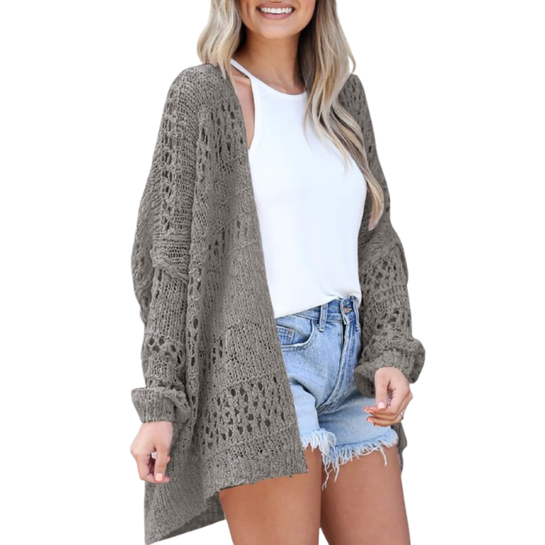 Carla | Cardigan Estivo Boho Leggero e Ampio