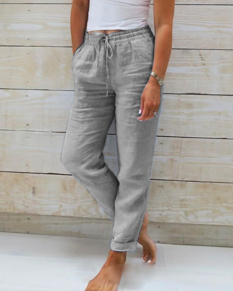 Rita | Pantaloni Comodi con Coulisse