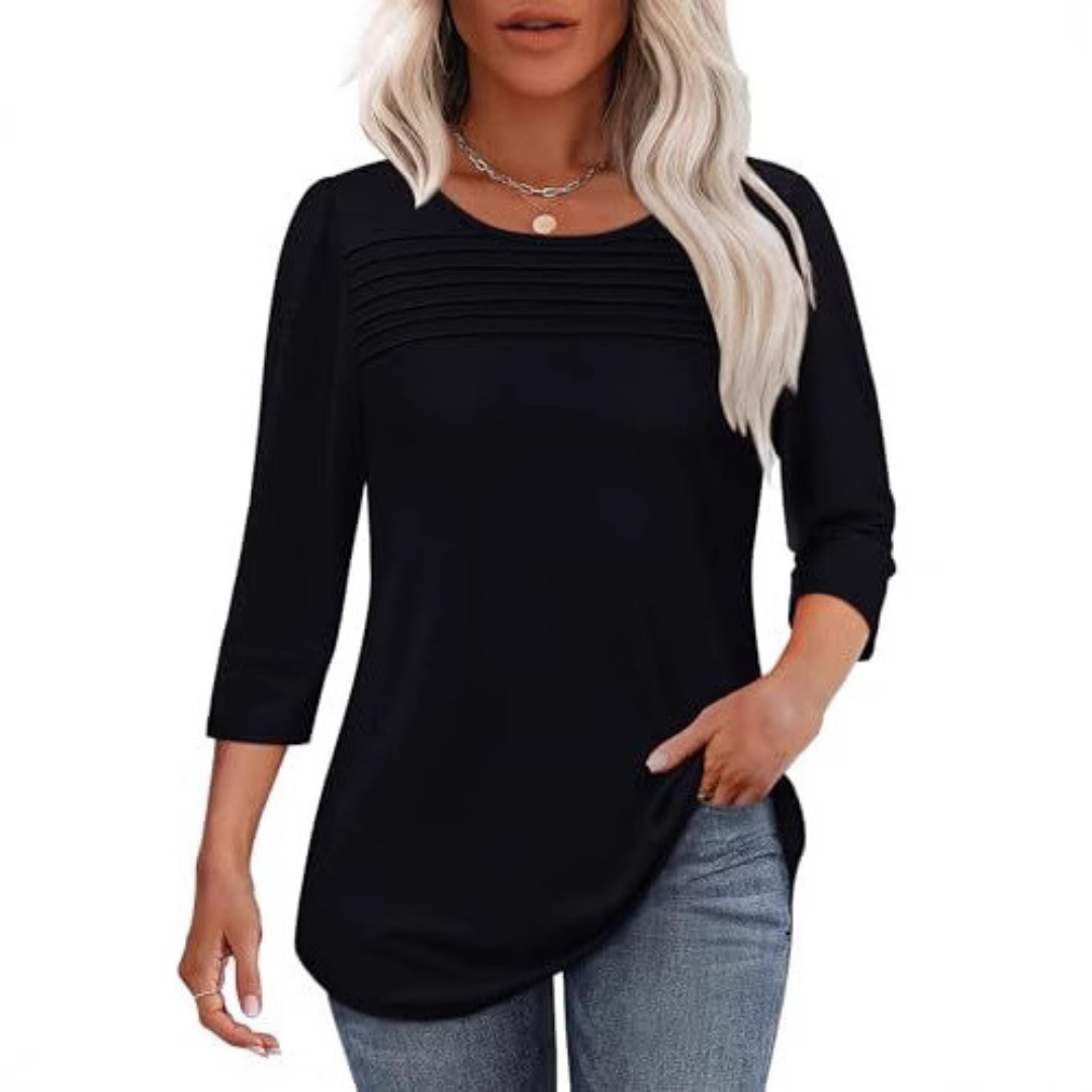 Simonetta | Top Casual con Piega Frontale