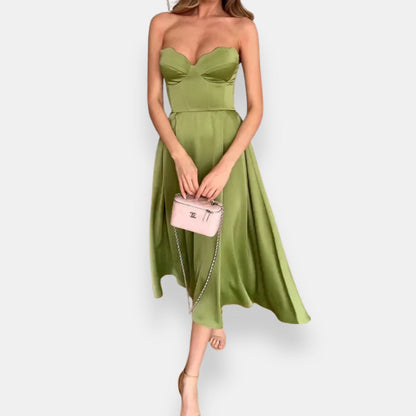 Brunella | Abito Midi a Fascia