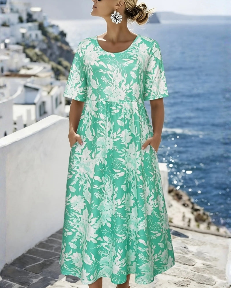 Irene | Abito Midi Boho d'Ispirazione Costiera