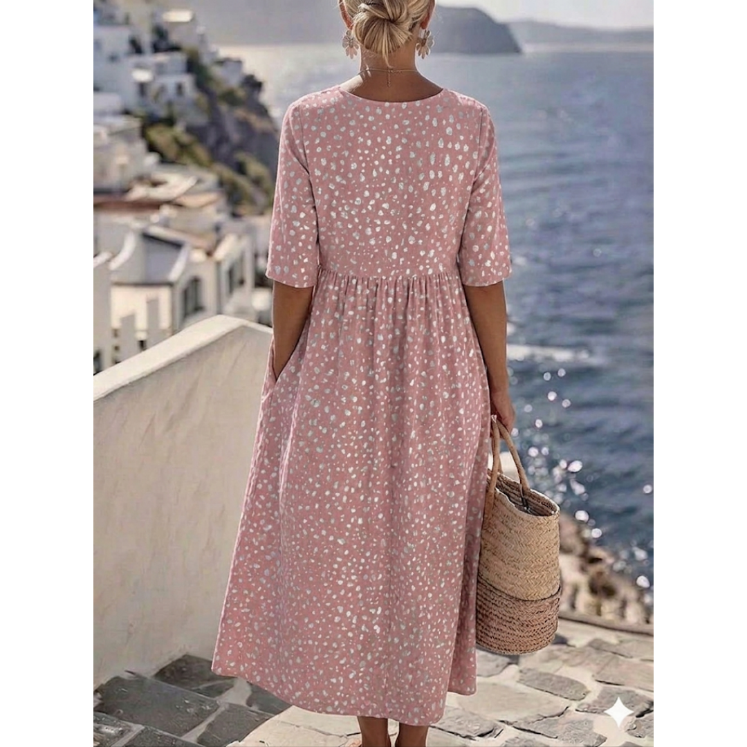 Miranda | Elegante Abito Midi dalla Linea Armoniosa