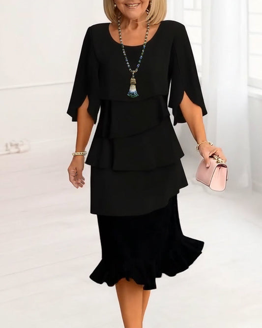 Maria | Abito Elegante e Confortevole con Volant