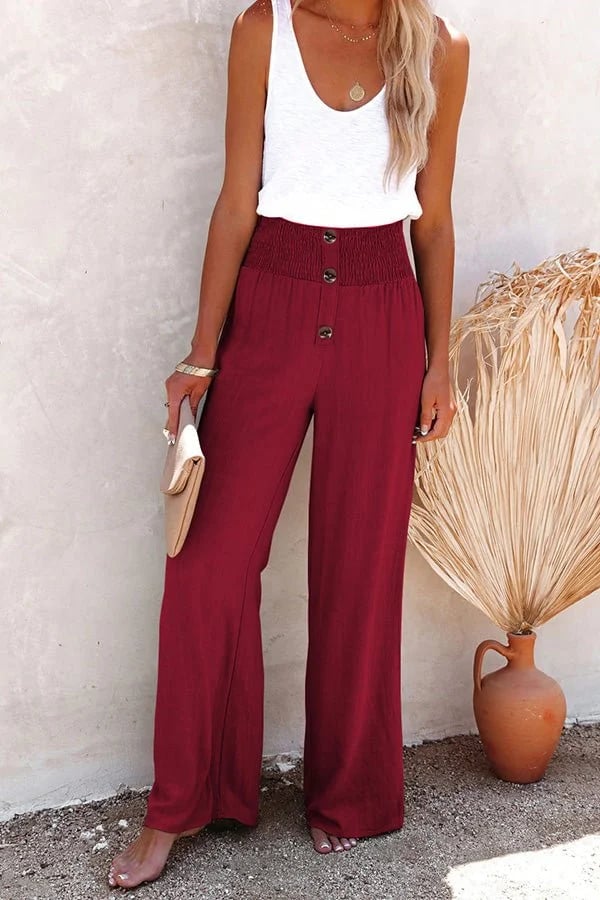 Romina | Pantaloni Relax a Vita Alta