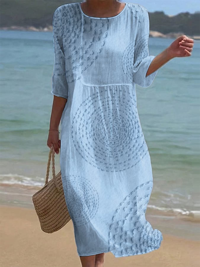 Rachele | Abito Casual con Ricami