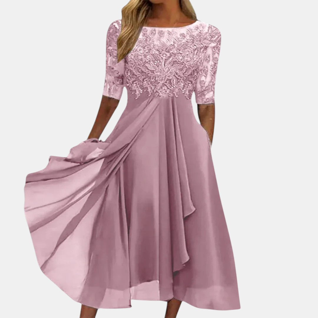 Ornella | Abito Elegante in Pizzo