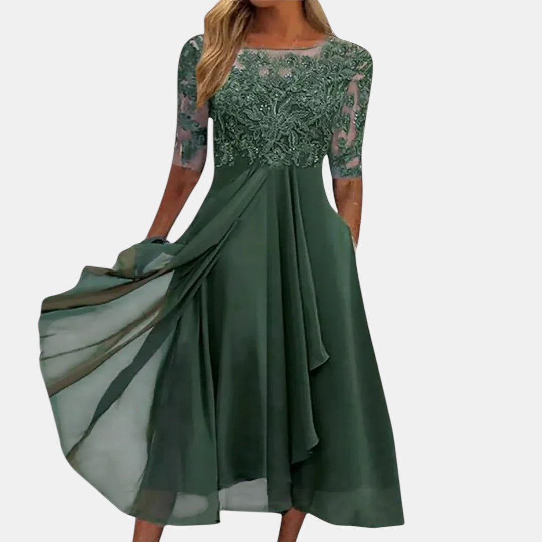 Elena | Abito Elegante in Pizzo