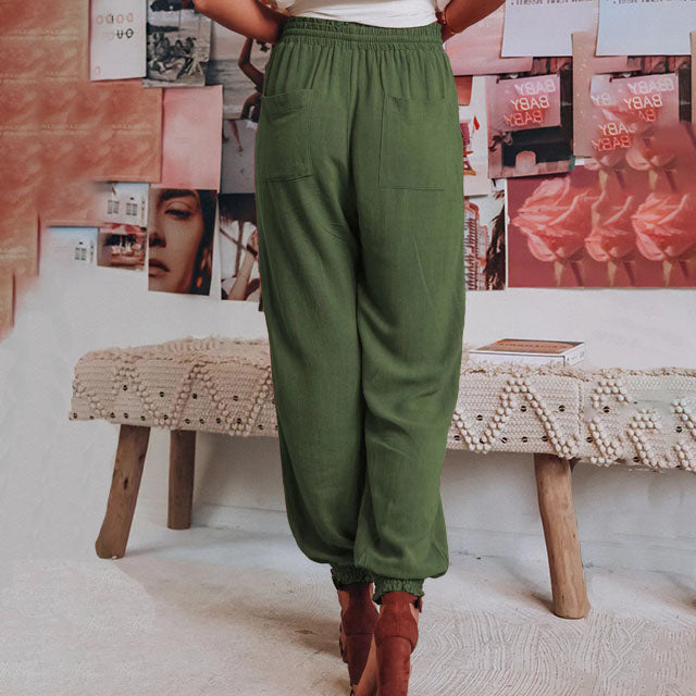 Alessandra | Pantaloni Eleganti con Coulisse