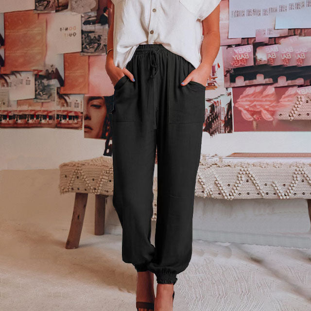 Alessandra | Pantaloni Eleganti con Coulisse