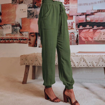 Alessandra | Pantaloni Eleganti con Coulisse