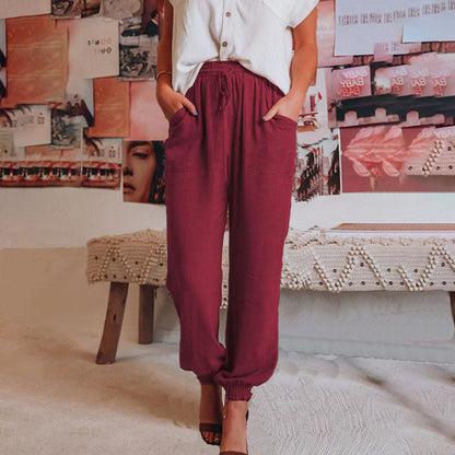 Alessandra | Pantaloni Eleganti con Coulisse