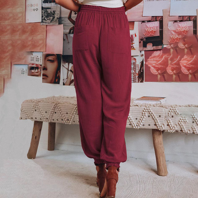 Alessandra | Pantaloni Eleganti con Coulisse