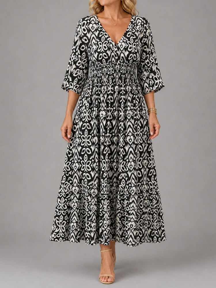 Melissa | Abito Midi Boho Fluido