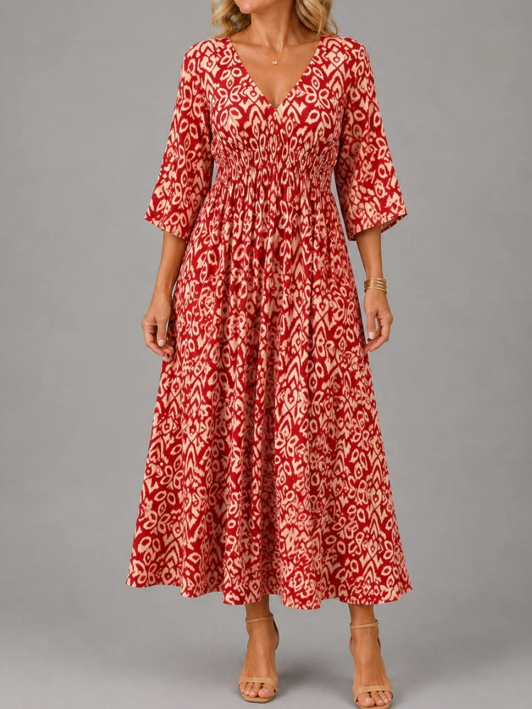 Melissa | Abito Midi Boho Fluido