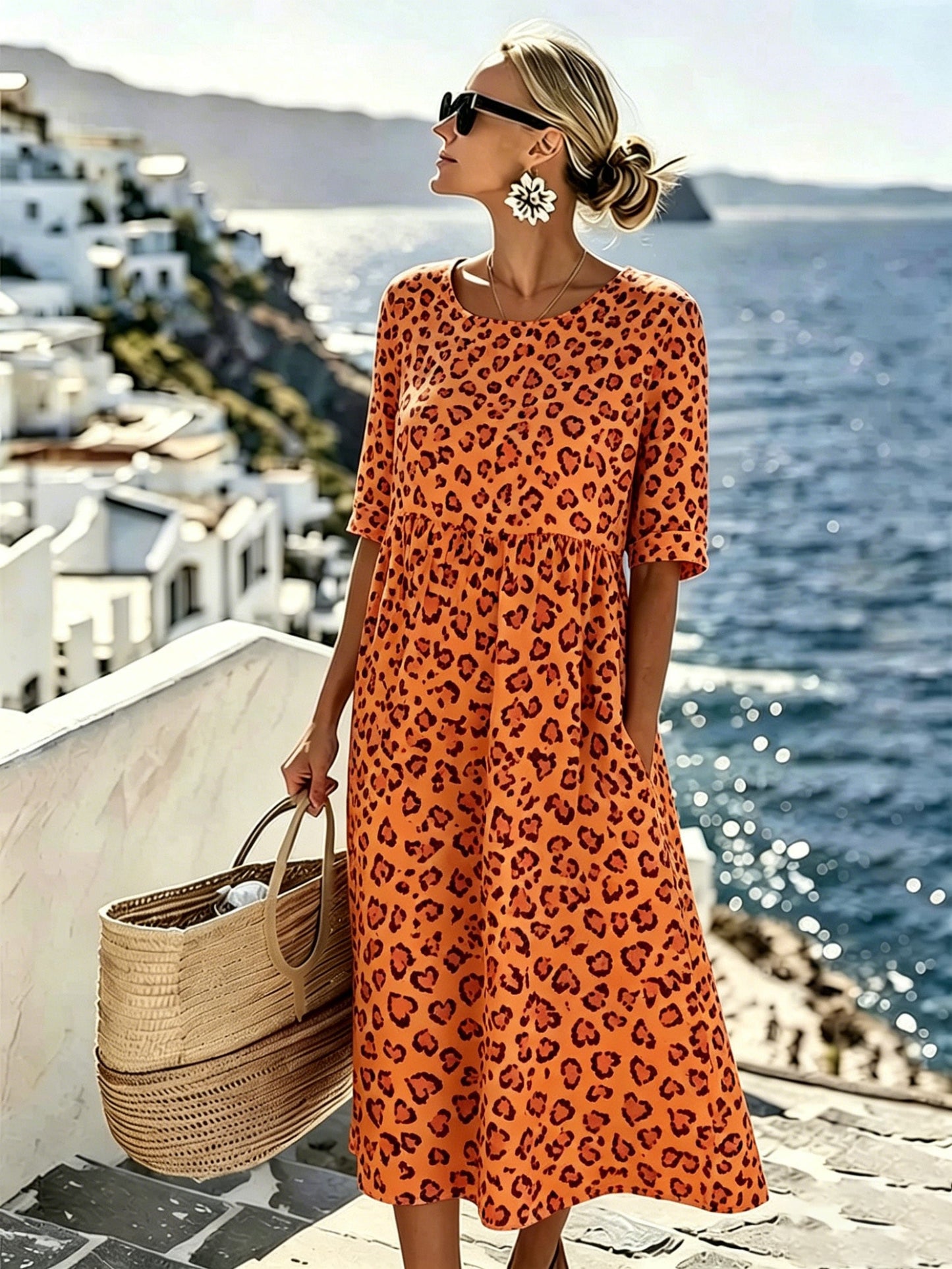 Serafina | Abito Midi Brezza Paisley