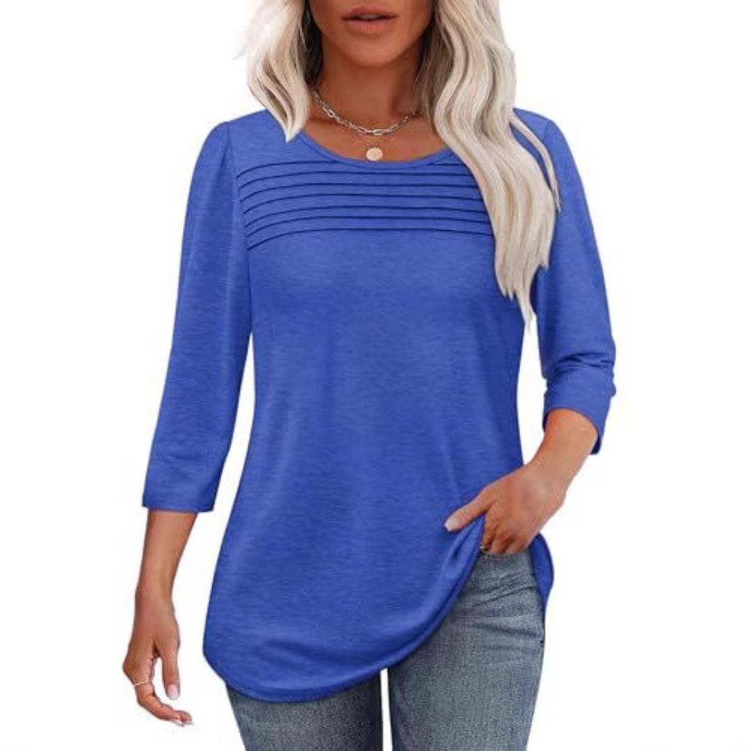 Simonetta | Top Casual con Piega Frontale