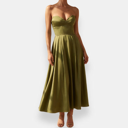 Brunella | Abito Midi a Fascia