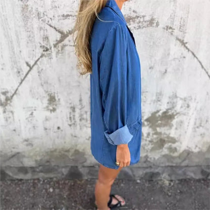 Antonina | Blazer in Denim dallo Stile Naturale