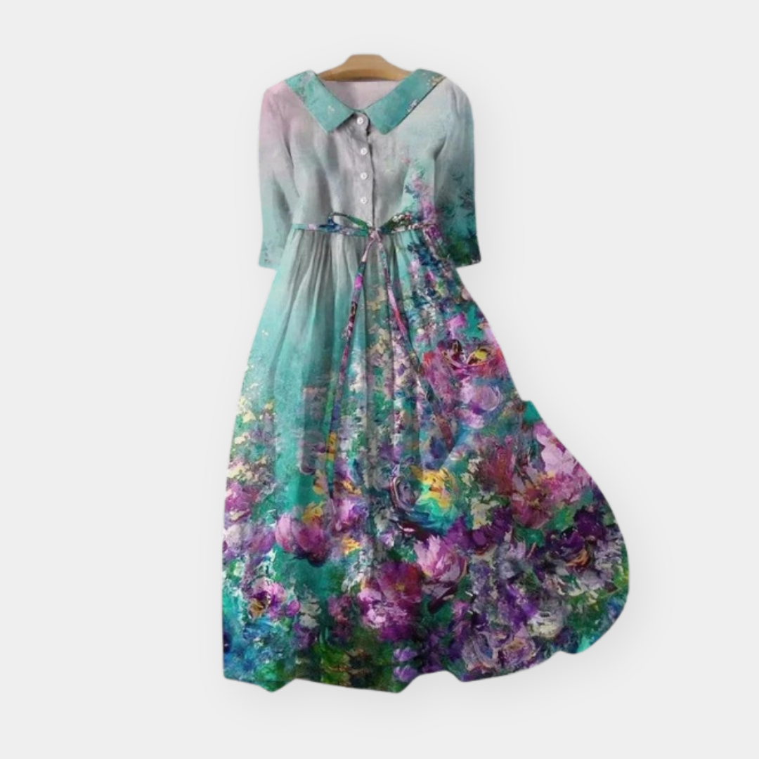 Margherita | Abito Midi Floreale Elegante