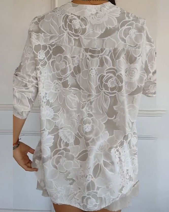 Azzurra | Blusa Elegante con Tasca
