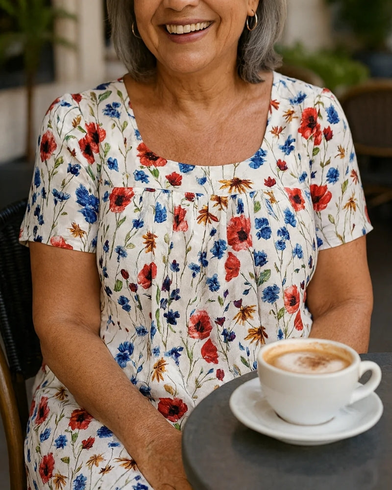 Fiorella | Abito Fluido Elegante