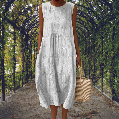 Gabriella | Abito Maxi Senza Maniche con Tasche