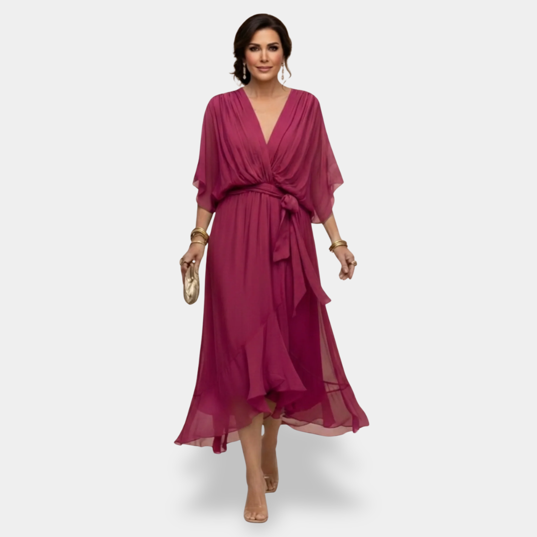 Emanuela | Abito Maxi con Scollo a V