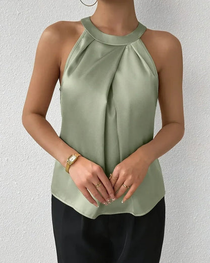 Angela | Blusa Estiva Elegante Senza Maniche