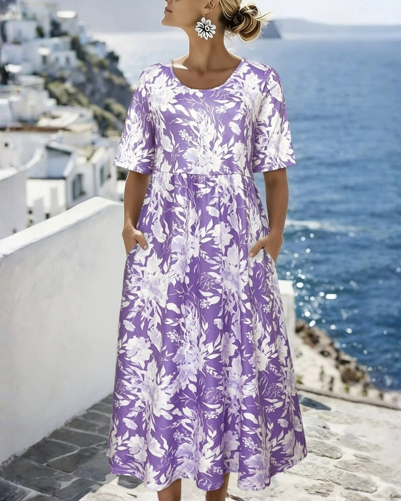 Irene | Abito Midi Boho d'Ispirazione Costiera