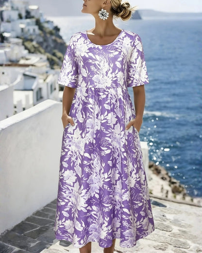 Irene | Abito Midi Boho d'Ispirazione Costiera