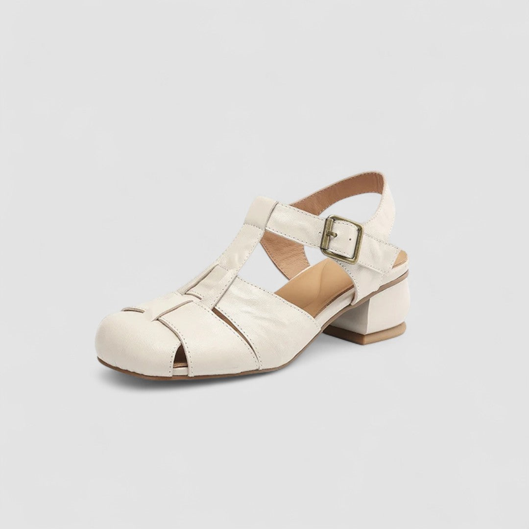 Silvia | Scarpe Mary Jane Retrò con Intagli