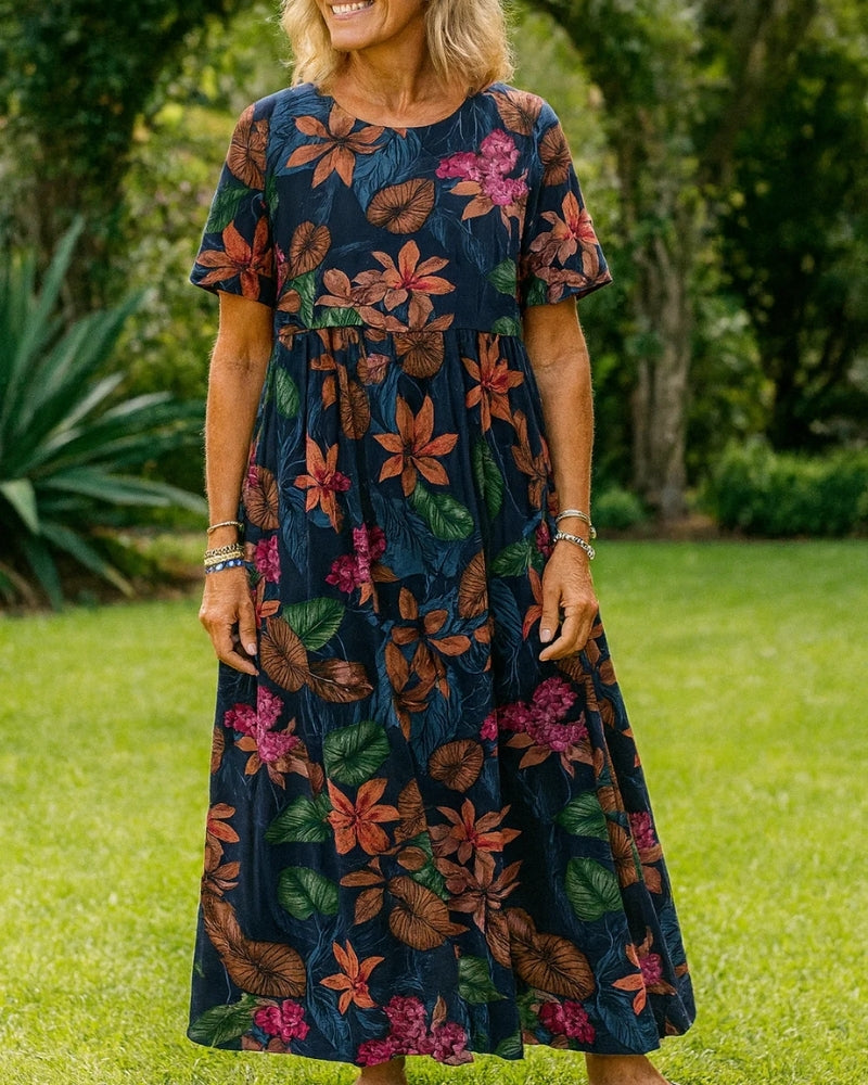 Rita | Abito Maxi Floreale Fluido