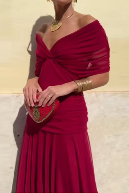 Beatrice | Abito da Sera Lungo con Scollo a V