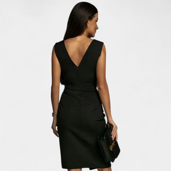 Carolina | Abito con Spacco Elegante