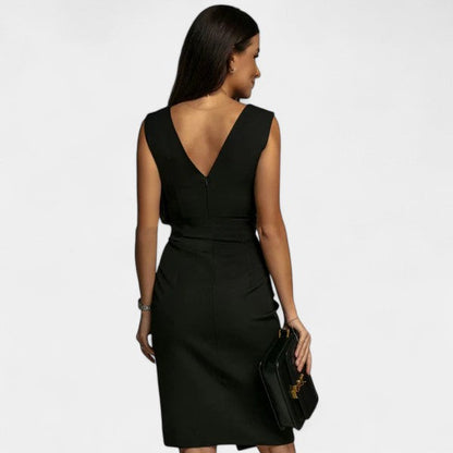 Carolina | Abito con Spacco Elegante