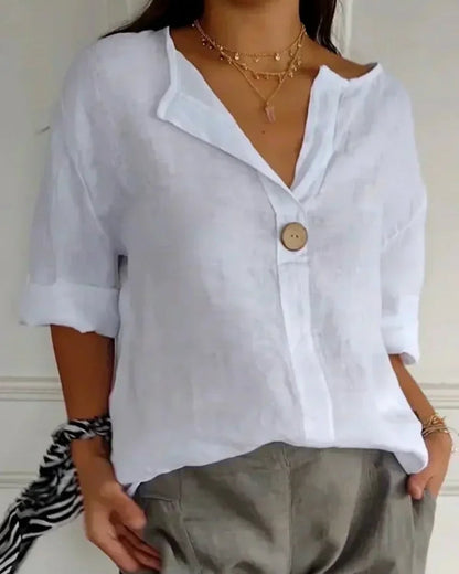 Valentina | Blusa Casual con Scollo a V