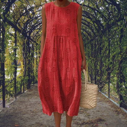 Gabriella | Abito Maxi Senza Maniche con Tasche